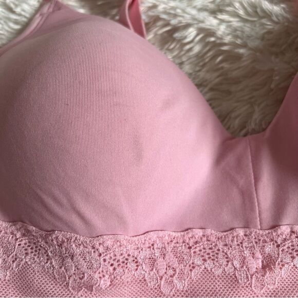 Natori Bliss Perfection Contour Soft Cup Bra in Peony Pink 34B NEW MSRP $66 - Picture 2 of 6